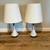 Mid-century art deco table lamp with shade 5 thumbnail