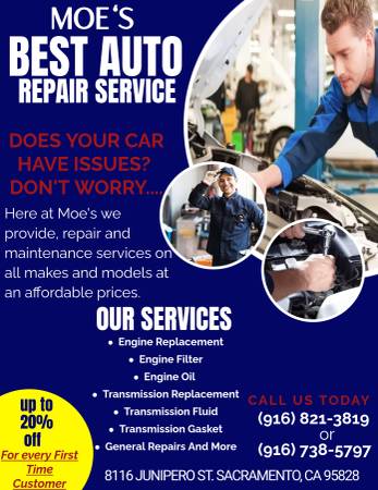 MOE'S AUTO REPAIR ENGINE & TRANSMISSION REPLACEMENT 1