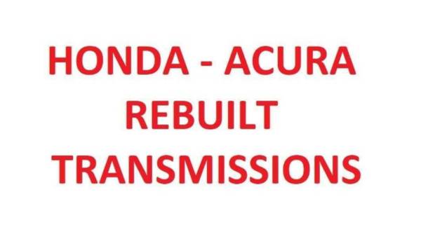 Honda and Acura rebuilt transmissions 1