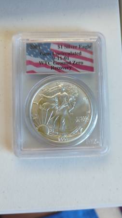 SILVER EAGLE DOLLAR UNCIRCULATED 2001 1