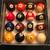 billiard balls and 2 cues 2 thumbnail