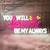 Like new YOU WLL Forever BE MY ALWAYS Neon Sign,Neon Signs for Wall 1 thumbnail