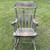 Vintage Farmhouse Solid Wood Oversized Windsor Back Rocking Chair 5 thumbnail