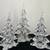 3 Silvestri Crystal Chrismas trees 6” to 8.5” 3 thumbnail