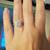 18k White Gold Halo Engagement Ring .31 TCW - discontinued 14 thumbnail