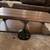 Industrial Rustic Coffee Table with Lower Shelf & Cart Wheels 3 thumbnail