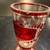 Ruby Flashed Over Crystal Cup Bohemian Glass Goblet 19 Century 2 thumbnail