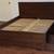 IKEA Brusali Dark Brown Wood Queen Bed With Drawers 3 thumbnail