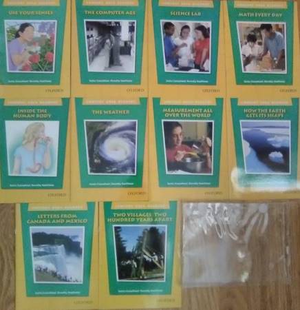 SCIENCE BOOKS EARTH WEATHER HUMAN BODY SENSES COMPUTER AGE LAB 1