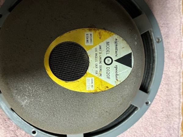 Fender Signature Speaker JBL D120F 8Ω Jbl D120f Fender Orange