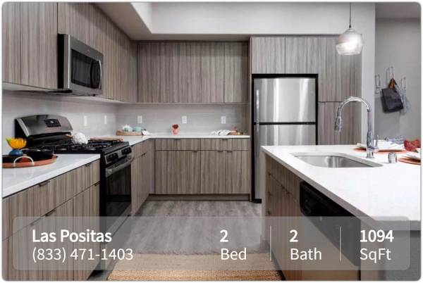$3,022 / 2hab - 1094ft2 - ¡Increíble departamento de 2 habitaciones y 2 baños en Las Positas Apartments! Incluye lavadora/secadora (Camarillo)63800519316355120