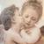Golden Cherubs Picture Prof. Framed Double Matted 3 thumbnail