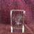“God Bless America” Eagle w/ American Flag Etched Glass Paperweight 1 thumbnail