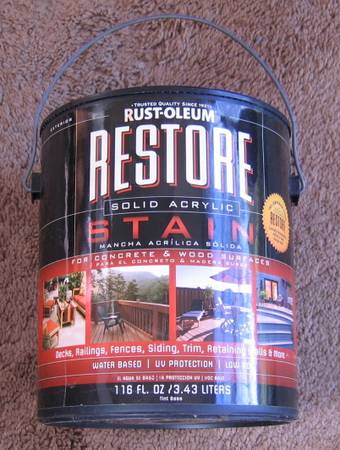 Rust-oleum Restore Solid Acrylic Stain 1