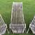 Folding Weathered Wood Outdoor Patio Porch Lawn Garden Lounge Chairs 5 thumbnail