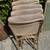 Set Of 1950s Card Table And 5 Folding Chairs  Table is 29in x 29in x 2 7 thumbnail