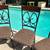 Set of Three Metal Frame Dining Or Kitchen Chairs 3 thumbnail