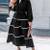 CUPSHE Cotton Maxi Fall Dresses for Women V Neck Long Puff Sleeve Wais 3 thumbnail