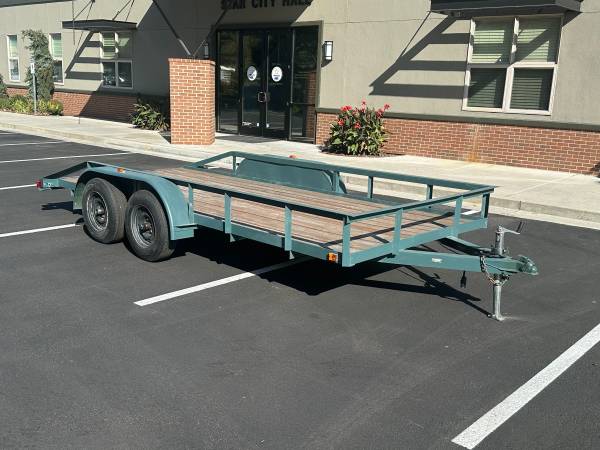 1984 HM 16' Flatbed Trailer 1