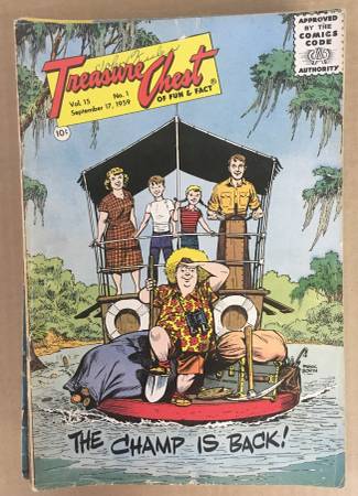 Vintage Treasure Chest Comic Book Collection  1959-60 (Vol. 15) 1