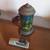 Wonderful Antique Tabletop Lamp with Forest Fire Image 9 thumbnail