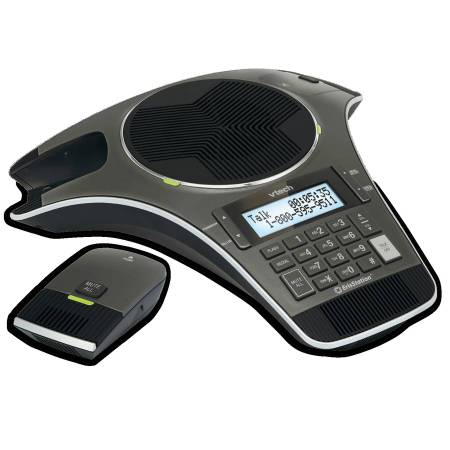 BNIB Vtech ErisStation DECT 6.0 Speakerphone Conference Wireless Mics 1