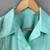 Cuban Style Guayabera Shirt in Aqua 2 thumbnail
