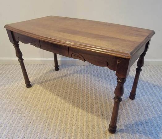 FOR SALE: Solid Walnut Side Table – Timeless Elegance 1