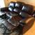 Slumberland Leather Reclining Couch 1 thumbnail