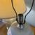 Pair TABLE Lamps Pearl White Glass - Beautiful, Working Condition 5 thumbnail
