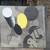 Grey Yellow Contemporary Painting by David Josens 2 thumbnail