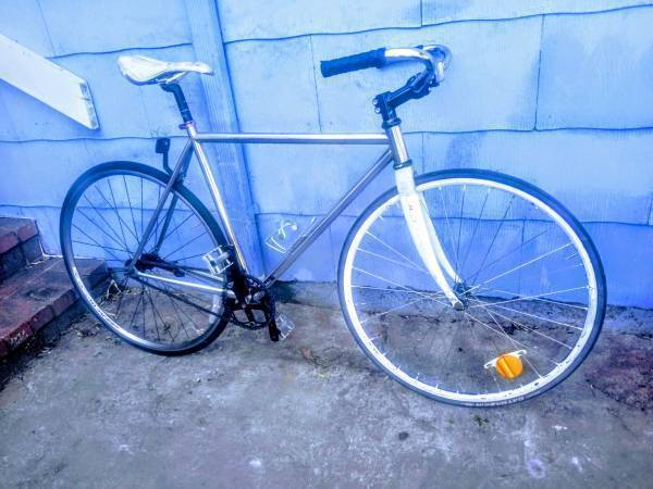 Chrome Road Bike. Fits riders 5' 5" - 6 feet 1