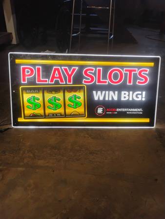 Slot machine sign 1