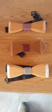 Handcrafted Wood Bowties 1