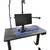 Adjustable Standing Workstation Desk w/ 3 LED HD Monitors 9 thumbnail