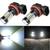 For all Nissan 2007-2018 LED Headlight High Low Fog Light H9 + H11 Com 8 thumbnail