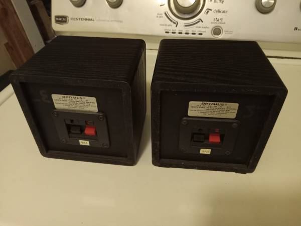 Altavoces full range OPTIMUS XTS - $15 (condado de AA, MD / York, PA)63471075344515122
