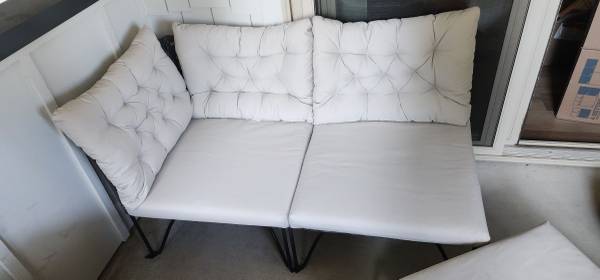 Ikea Jutholmen and Kuddarna Outdoor Sectional - $200 (Gig Harbor)63471460875011121
