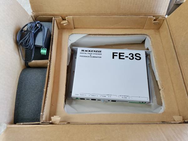 Machenzie FE-3S Digital Feedback Eliminator & Page Stacker 1