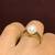 14K Yellow Gold Ring ( Size 6-7) with Natural Akoya Pearl 3 thumbnail