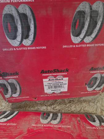 New performance drilled and slotted rotors f150 1