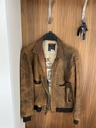Leather Bmber Jacket B7 Avirex Limited 1