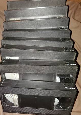 8 (eight) Fuji T120 VHS Tapes, New, No Cases 1