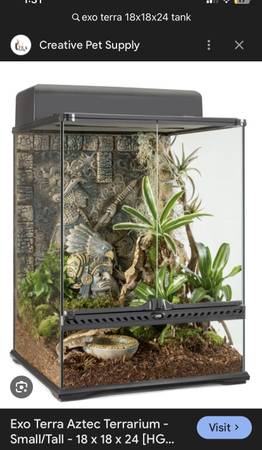 ISO exo Terra tanks 1