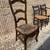 Antique French country style rush seat side chairs 8 thumbnail