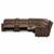 Fletcher 6-Piece Fabric Reclining Sectional Couch Sofa. BRAND NEW 7 thumbnail