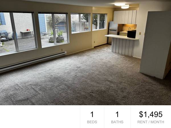 $1,495 / 1br - 700ft2 - Perfect West Seattle, access to everything, Large 1 bed 1 bath L@@K (West Seattle)63799882208131120