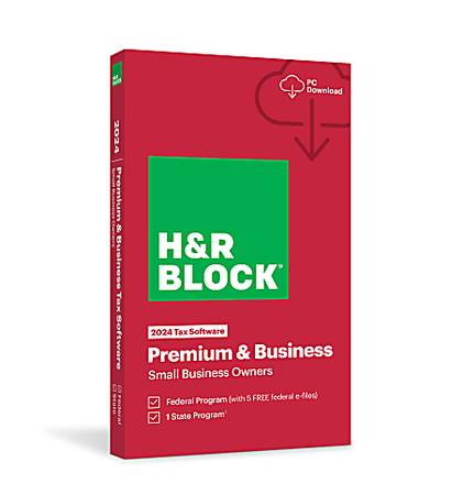 H&R Block Tax Software  -    2024 PREMIUM & BUSINESS 1