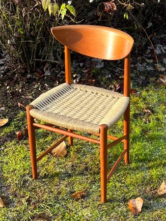 Rare Peter Hvidt & Orla Mølgaard-Nielsen Model 316 Chair – Fully Restored in  1