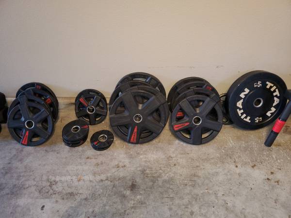 Rubber Coated Olympic Plates 1
